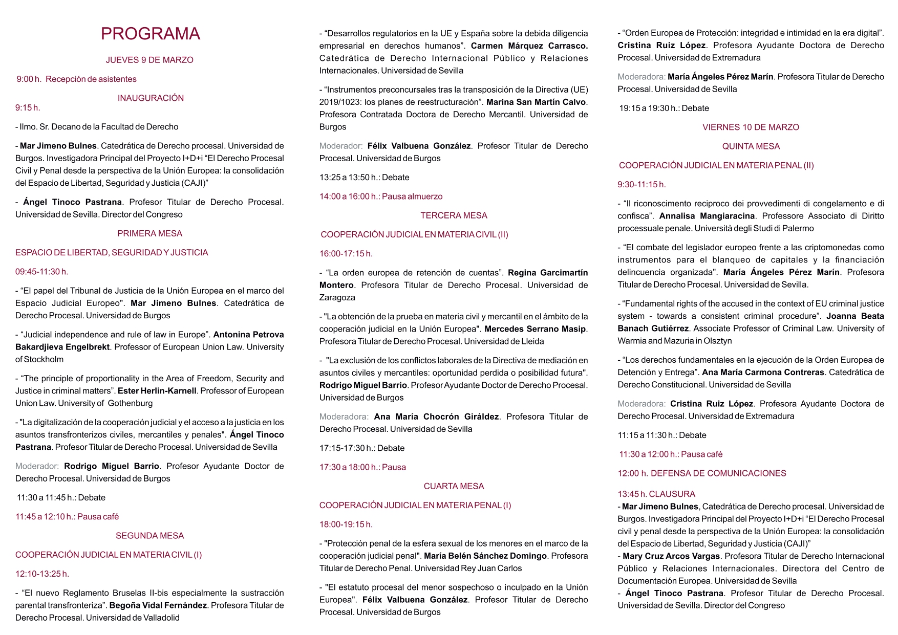 TRIPTICO CONGRESO INTERNACIONAL RETOS DE LA COOPERACIÓN JUDICIAL EUROPEA EN MATERIA CIVIL Y PENAL_page-0002